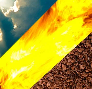 Three elements wallpaper 스톡 사진