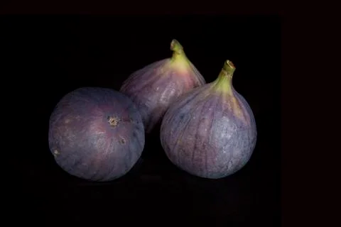 Three figs Stock Photos