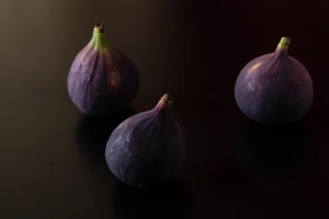 Three figs Stock Photos