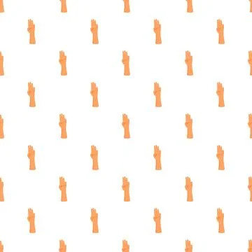 Three finger salute pattern symbolizing protest and freedom Stock Illustration