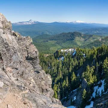 Three-fingered Jack and the Three Sisters Stock Photos