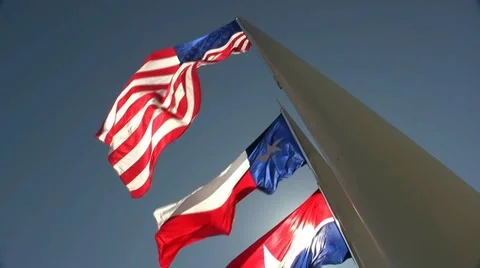 Three Flags Video stock 1077799