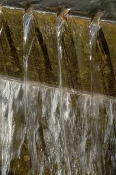 Three fountain streams Stock Photos