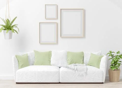 Three frames collage Stock Illustration