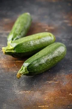 Three fresh vegetable Stock Photos