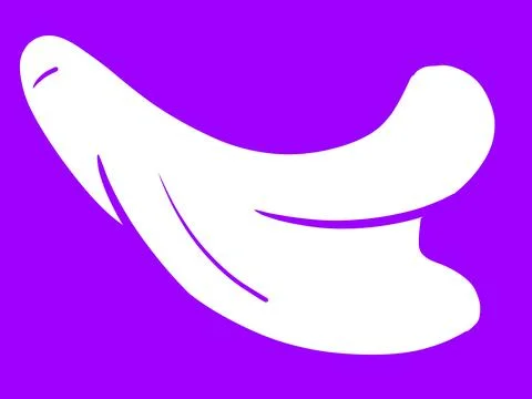 Three Friendly White Halloween Ghosts on Purple Background Stock Illustration