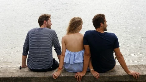 Three friends Stock Footage 94020978