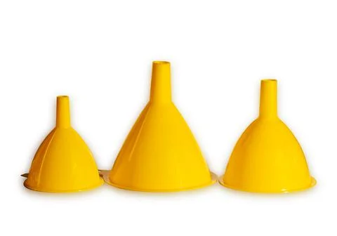 Three funnels Stock Photos