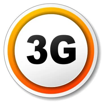 Three g icon Stock Illustration
