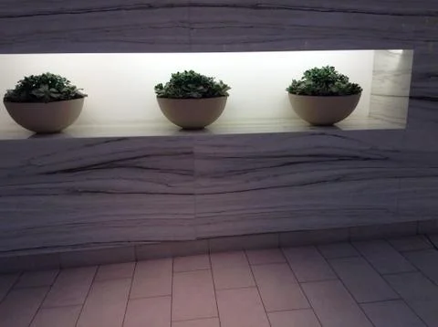 Three Garden-Beds Cluster Stock-Fotos