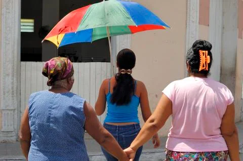 Three generations Foto stock