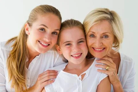 Three generations of women Stock-Fotos