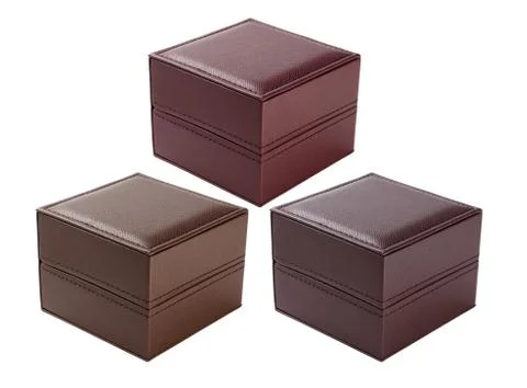 Three Gift Boxes Stock Photos