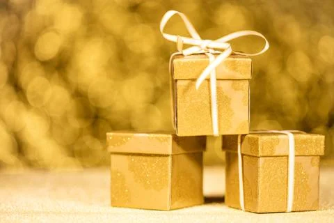 Three gifts Stock Photos