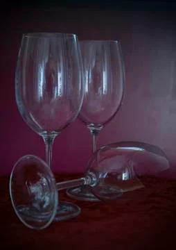 Three Glasses Stock Photos