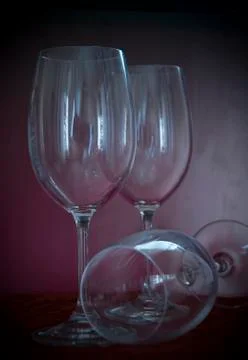 Three Glasses Stock Photos