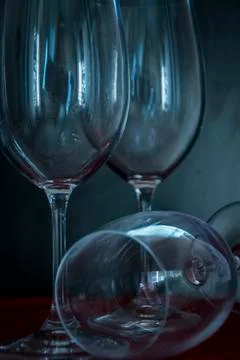 Three Glasses Stock Photos