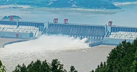 Three Gorges Dam Aerial 4K 스톡 동영상 335563824