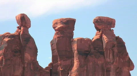 The Three Gossips, Arches NP Stock Footage 305204