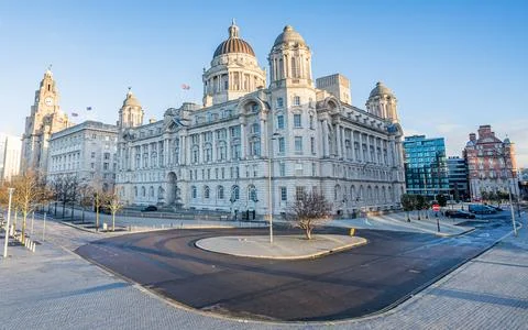 Three Graces in winter sunlight Stock Photos