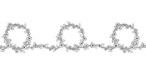 Three gray chain links on white background Stock Illustration