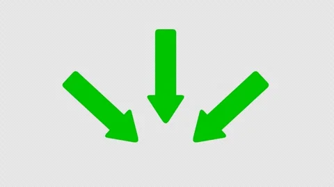 Three green arrow symbol Stock Footage 332663114