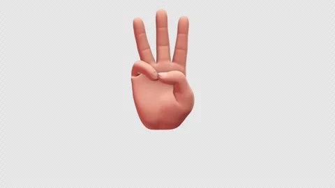 Three Hand's Finger Stock Footage 284241170