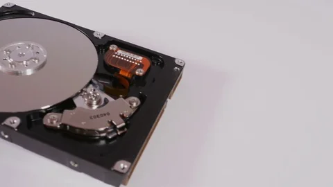 Three hard drives Stock Footage 70210690