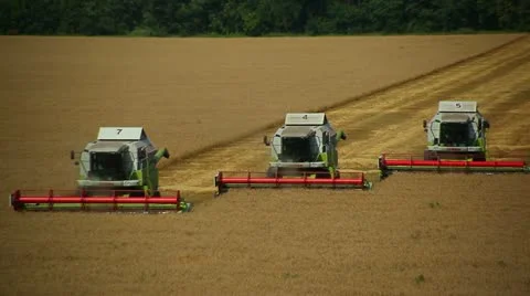 Three harvester 動画素材 11055483