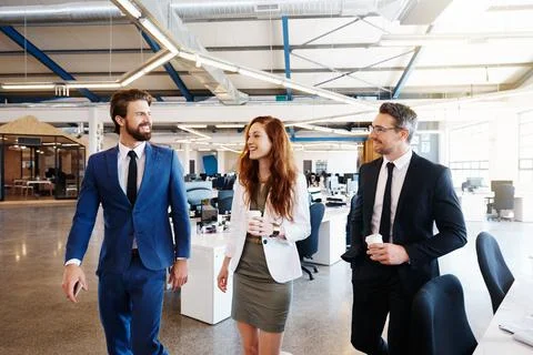 The three head honchos Stock Photos