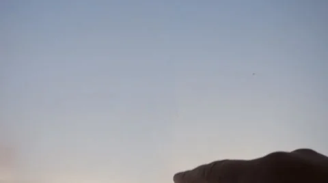 Three hearts. Drawing on the frozen window Stock-Footage 43017772