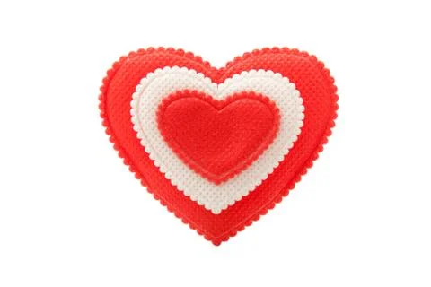 Three hearts in one Stock Photos