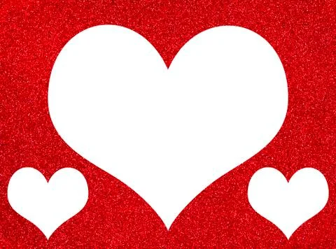 Three hearts Stock Photos