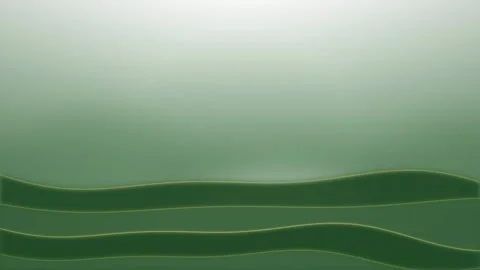 Three horizontal undulating lines define an abstract graphic design Stock Footage 340831603