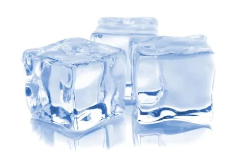 Three ice cubes Foto stock