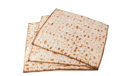 Three Isolated Matzot Stock Photos