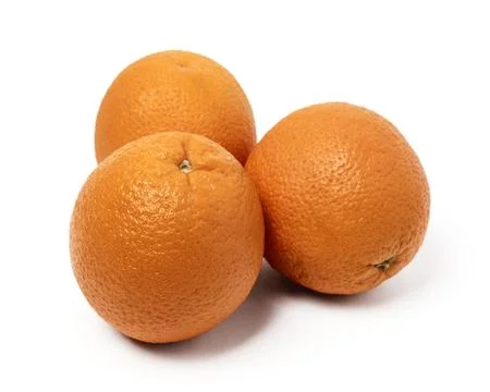 Three juicy oranges Stock Photos