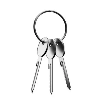 Three key on ring Stock Illustration