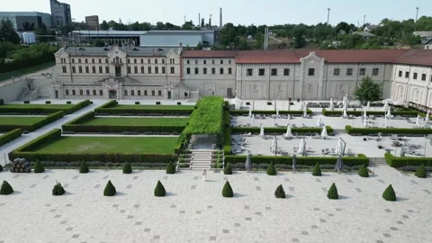 Three keyframes capture a grand architectural site Stock Footage 340240478