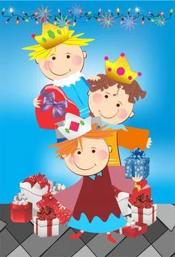 Three kings Illustrazione stock