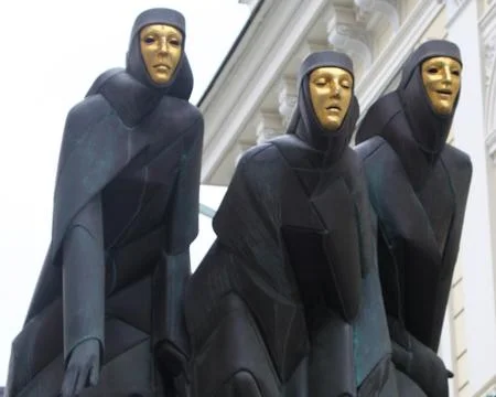 Three ladies Stock Photos