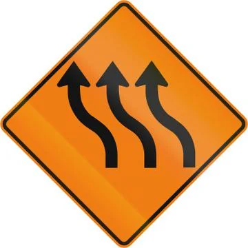 Three Lane Reverse Curve In Canada Stock Illustration