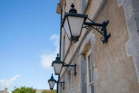 Three lanterns Stock Photos