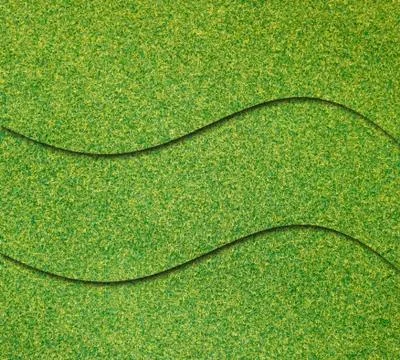Three layer of green grass for web background Stock Photos