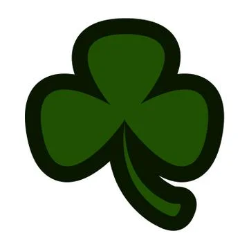 Three leaf clover icon Stock Illustration