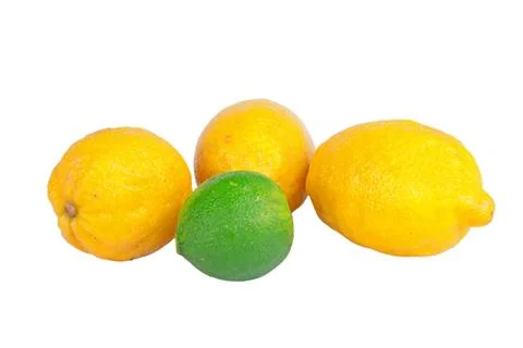 Three lemons and lime Foto stock