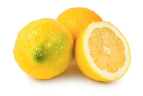 Three lemons Stock Photos