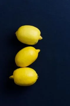 Three lemons Stock Photos