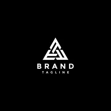 Three Letter t Logo Design Stock-Illustration