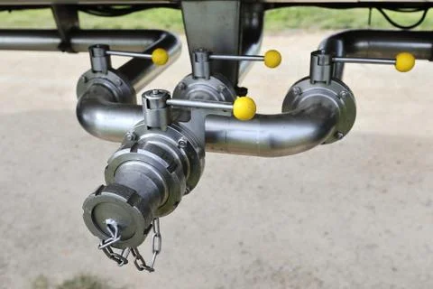 Three levers determines the flow Stock Photos